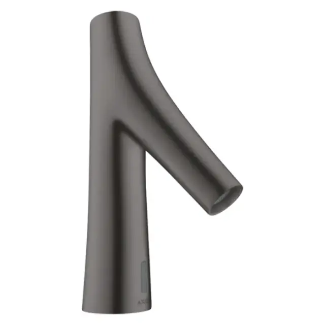 Axor Starck Organic Смеситель для раковины электронный без дон. клап., цвет: шлифованный черный хром 12174340