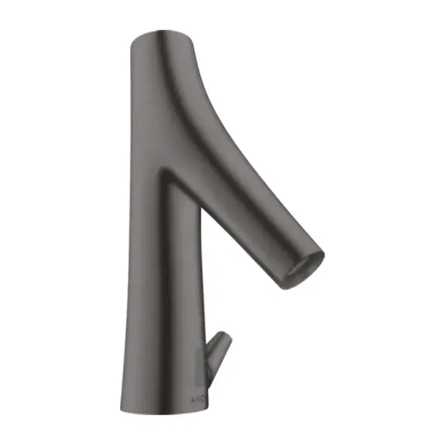 Axor Starck Organic Смеситель для раковины электронный без дон. клап., цвет: шлифованный черный хром 12173340