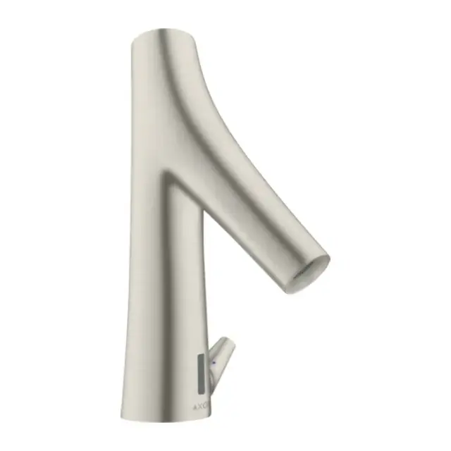 Axor Starck Organic Смеситель для раковины электронный без донного клапана, цвет: нержавеющая сталь 12171800