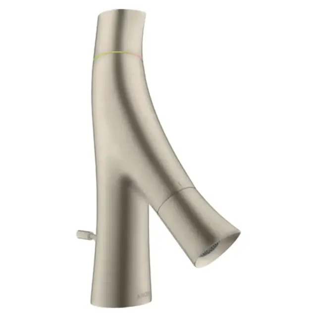 Axor Starck Organic Смеситель для раковины на 1 отверстие с донным клап., цвет: шлифованный никель 12014820