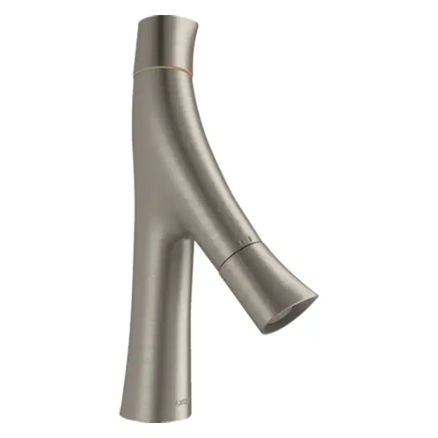 Axor Starck Organic Смеситель для раковины на 1 отверстие с донным клапаном, цвет: нержавеющая сталь 12011800