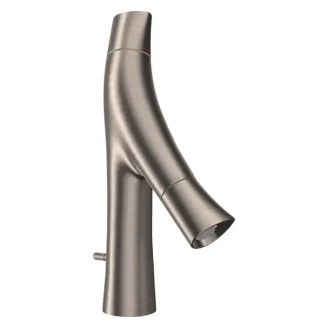 Axor Starck Organic Смеситель для раковины на 1 отверстие с донным клапаном, цвет: нержавеющая сталь 12010800