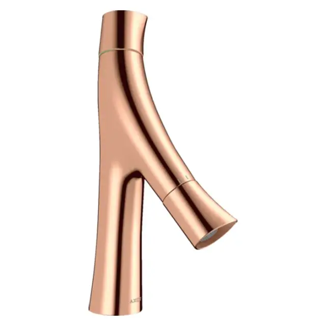 Axor Starck Organic Смеситель для раковины на 1 отверстие с д/к, цвет: полированное розовое золото 12011300