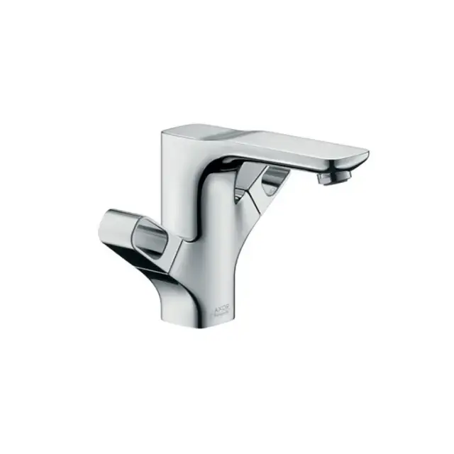 Axor Urquiola Смеситель для раковины двухвентильный на 1 отверстие с донным клапаном, цвет: хром 11024800