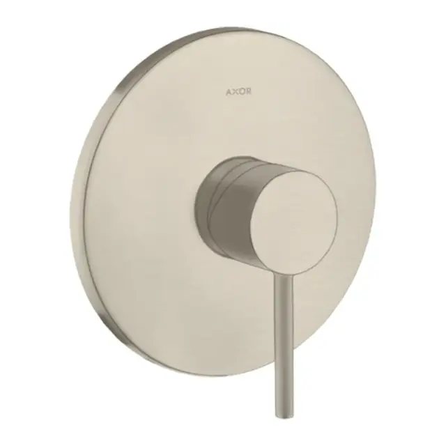 Axor Starck Смеситель для душа встраиваемый, внешняя часть, цвет: шлифованный никель 10616820