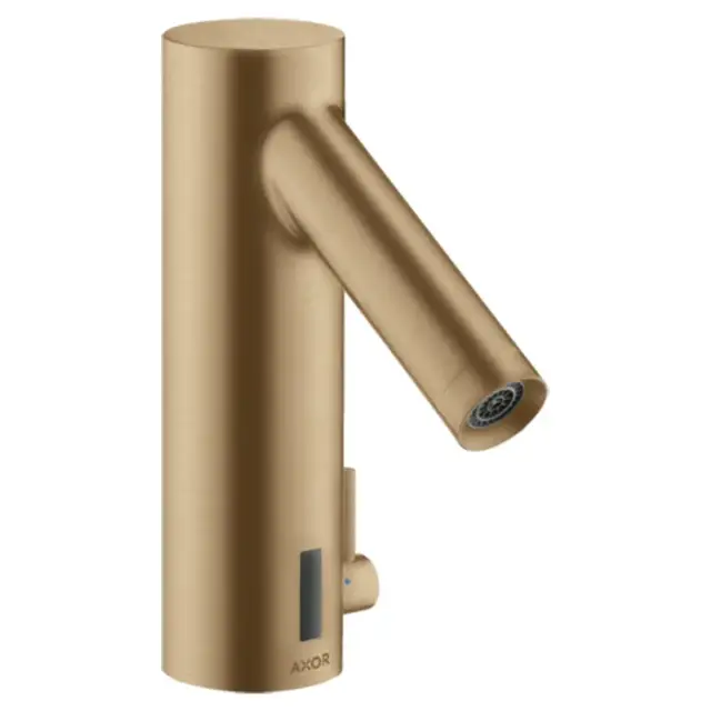 Axor Starck Смеситель для раковины электронный без донного клапана, цвет: шлифованная бронза 10140140