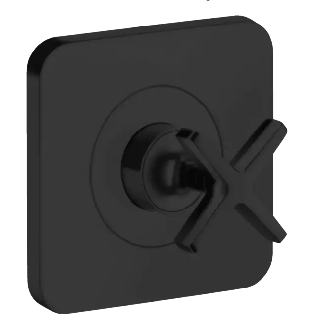 Axor Citterio E Запорный вентиль, внешняя часть, цвет: матовый черный 36771670