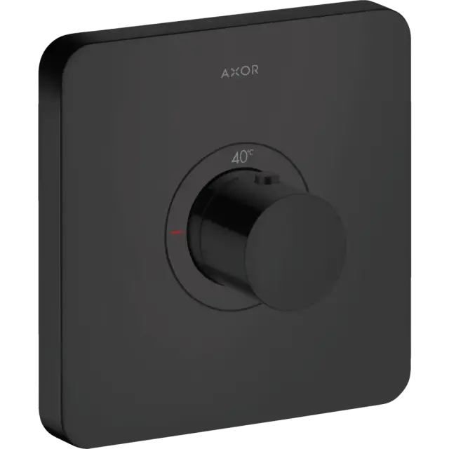 Axor Shower Select Термостат для душа встраиваемый, HighFlow, внешняя часть, цвет: матовый черный 36711670