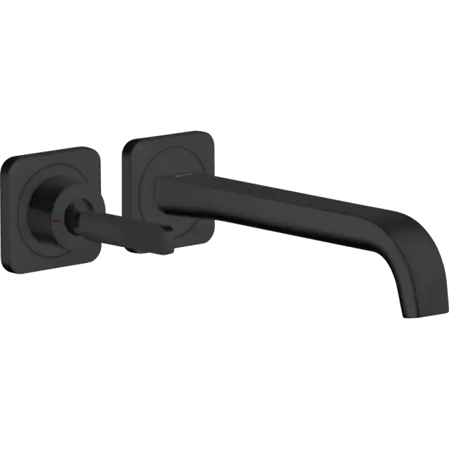 Axor Citterio E Смеситель для раковины встраиваемый внешняя часть, с дон. кл., цвет: матовый черный 36106670