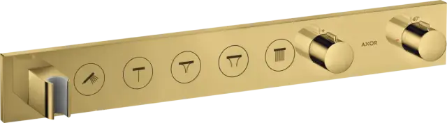 Axor ShowerSelect Термостат для душа встраиваемый на 5 потребителей, цвет: полированное золото 18358990