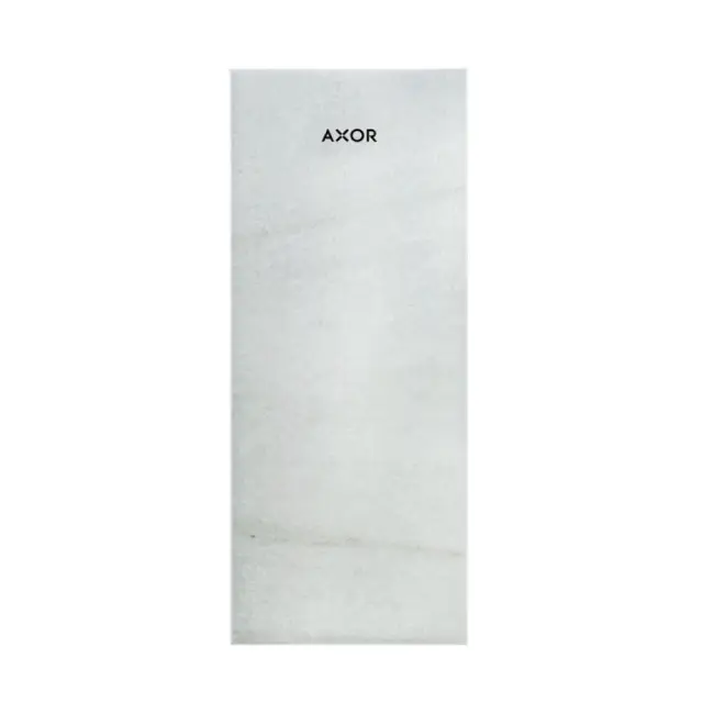 Axor MyEdition Панель для смесителя на излив 15 см, латунь, цвет: белый мрамор 47911000