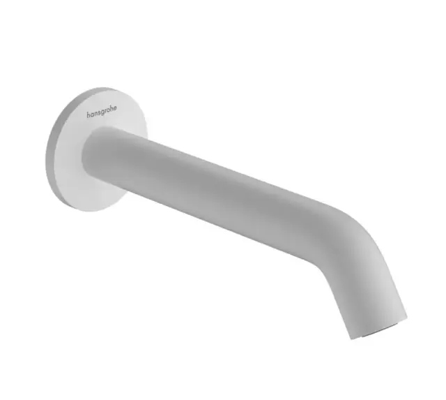 Hansgrohe Tecturis S Излив настенный для ванны 19,8 см, цвет: матовый белый 73411700