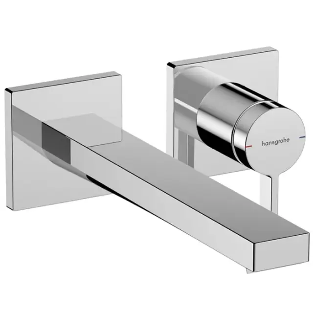 Hansgrohe Tecturis E Смеситель для раковины встраиваемый, внешняя часть, излив 22,4 см, цвет: хром 73051000