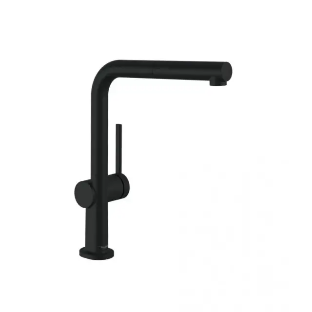 Hansgrohe Talis M54 Смеситель для кухонной мойки однорыч. 270, с выдв. излив. цвет: матовый черный 72808670
