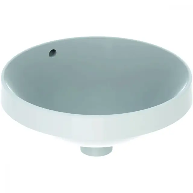 Geberit VariForm Раковина встраиваемая сверху 40x40x17h см, без отв, цвет: белый 500.700.01.2