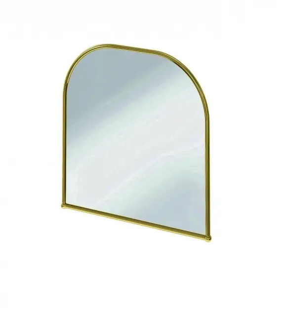 Burlington Gold Зеркало закругленное подвесное 70х70h см, цвет: золото глянцевое A38 GOL