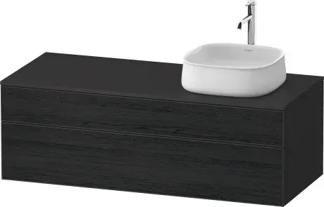 Duravit Zencha Тумба под раковину 130x55x44,2h см, цвет: дуб черный/графит супермат. ZE4822R16800000
