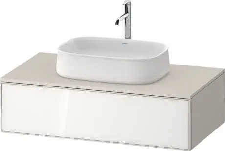 Duravit Zencha Тумба 100x55x28,1h см, цвет: белое стекло/cеро-коричн. супермат. ZE4811064830000