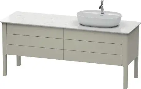 Duravit Luv Тумба под столешницу напольная 173,3x57x74,3h см, цвет: серо-коричневый LU9568R6060
