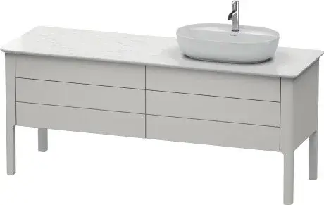 Duravit Luv Тумба под столешницу напольная 173,3x57x74,3h см, цвет: скандинавский белый LU9568R3939