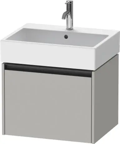 Duravit Ketho.2 Тумба под раковину 58,4x46x44h см, цвет: бетонно-серый мат. K25075007070000
