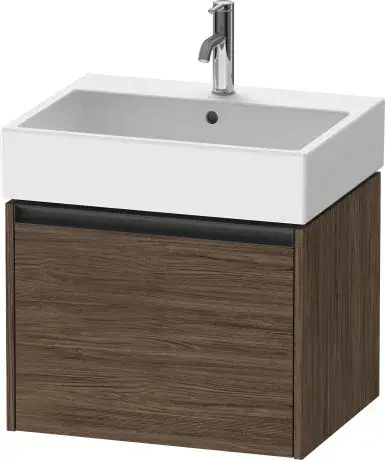Duravit Ketho.2 Тумба под раковину с 1-им ящ. 58,4x46x44h см, цвет: орех темн. K25075021210000