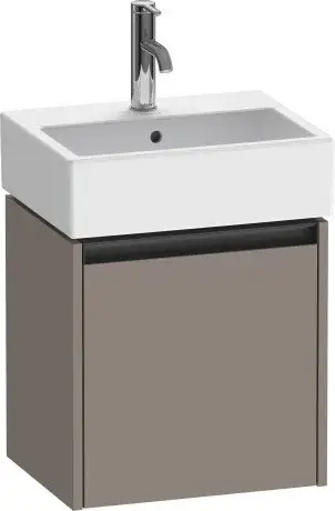 Duravit Ketho.2 Тумба под раковину подвесная 43,4x33,8x44h см, цвет: базальт матовый K25070R43430000