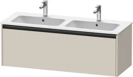 Duravit Ketho.2 Тумба под двойную рак. 121x48x44h см, цвет: серо-коричн. супермат. K25066083830000