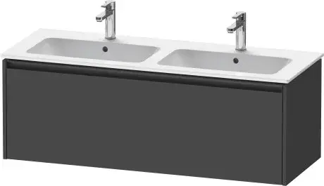 Duravit Ketho.2 Тумба под двойную раковину 121x48x44h см, цвет: графит мат. K25066049490000