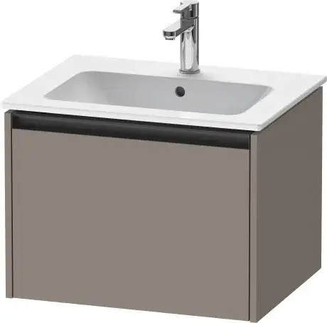 Duravit Ketho.2 Тумба под раковину с 1-им ящ. 61x48x44h см, цвет: базальт мат. K25062043430000