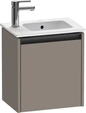 Duravit Ketho.2 Тумба под раковину подвесная 41x29,2x44h см, цвет: базальт матовый K25060R43430000