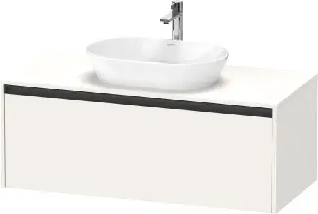 Duravit Ketho.2 Тумба под раковину с 1-им ящ. 120x55x45,9h см, цвет: белый супермат. K24887084840000