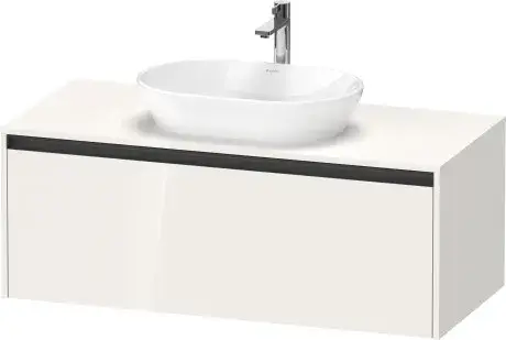 Duravit Ketho.2 Тумба под раковину с 1-им ящ. 120x55x45,9h см, цвет: белый глянц. K24887022220000