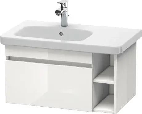 Duravit DuraStyle Тумба под раковину с 1-им ящ. 73x44,8x39,8h см, цвет: белый глянц. DS639402222