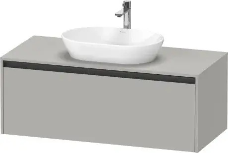 Duravit Ketho.2 Тумба под раковину 120x55x45,9h см, цвет: бетонно-серый мат. K24887007070000