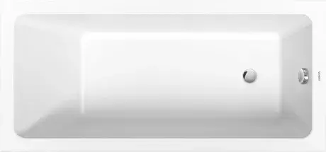 Duravit No.1 Ванна акриловая встраиваемая 160х70х42h см, цвет: белый глянцевый 700488000000000