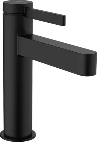 Hansgrohe Finoris Смеситель для раковины однорычажный, с донным клапаном, цвет: матовый черный 76023670