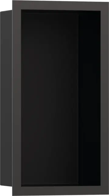 Hansgrohe XtraStoris Individual Полка в нишу встраиваемая 15х10 см, цвет: шлифованный черный хром 56095340