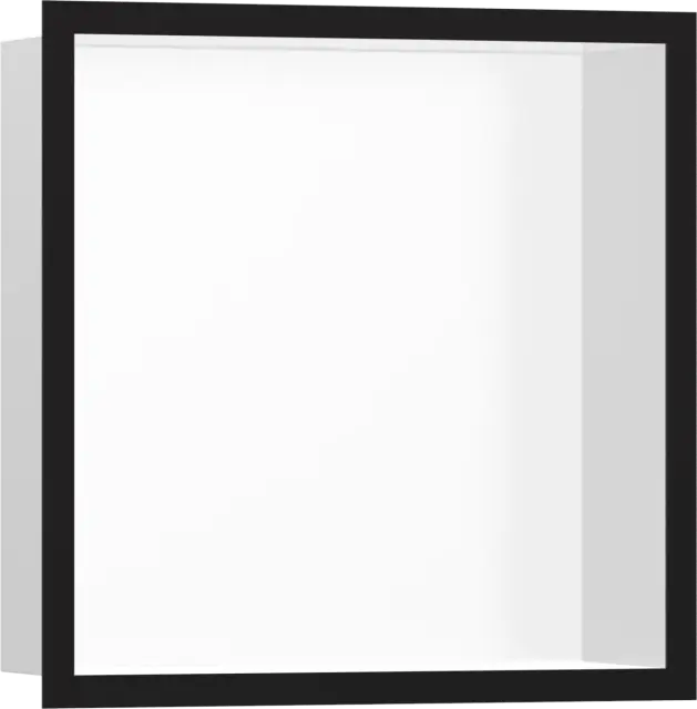 Hansgrohe XtraStoris Полка-короб встраиваемая 30х10х30h см, цвет: белый/черный 56099670