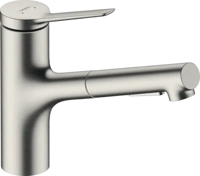Hansgrohe Zesis Смеситель для кухни с выдвижным изливом, цвет: нержавеющая сталь 74803800