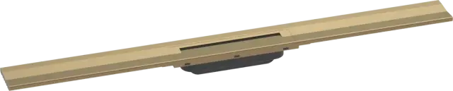 Hansgrohe RainDrain Внешняя часть линейного слива для укор. душа 90х7,6х1h см, цвет: бронза 56052140