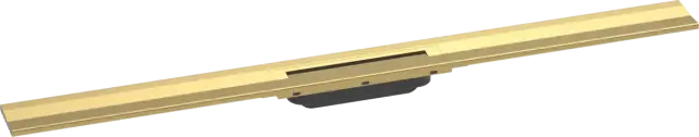 Hansgrohe RainDrain Внешняя часть линейного слива для душа 100х7,6х1h см, цвет: золото 56053990