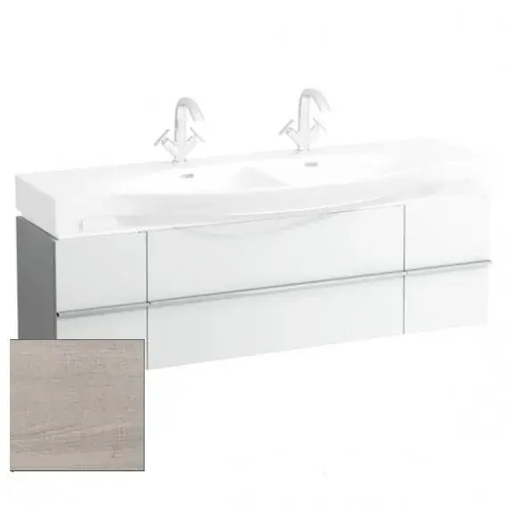 Laufen Case Тумба под двойную раковину подвесная, 2 ящика 114х37х42h см, цвет: дуб светлый 4.0135.4.075.519.1