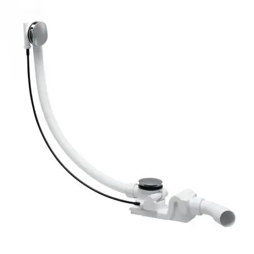 Laufen Alessi One Слив-перелив полуавтомат для ванны, цвет: белый/хром 2.9445.7.000.000.1