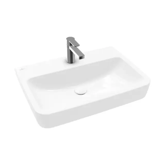 Villeroy & Boch O'Novo Pаковина 65x46x17,5 см, 1 отв., подвесная, цвет: альпийский белый 4A41KLT2