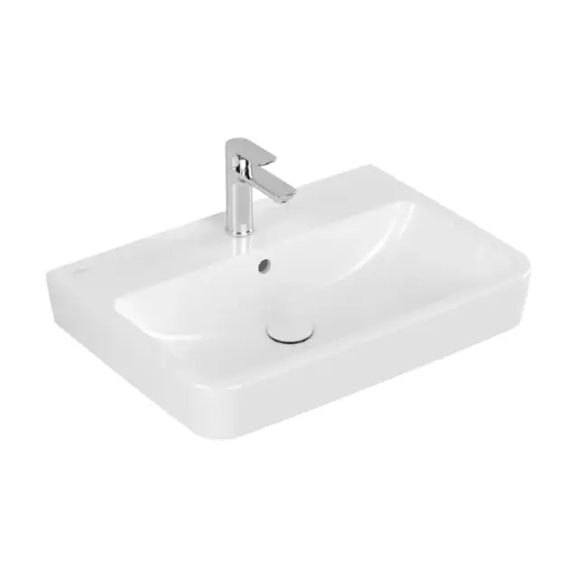 Villeroy & Boch O'Novo Pаковина 65x46x17,5 см, 1 отв., подвесная, цвет: альпийский белый 4A41KGT2