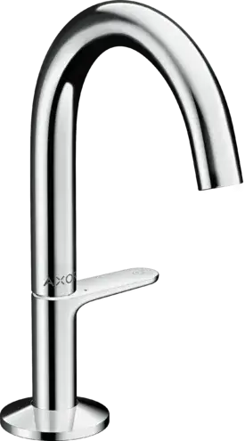 Axor One Смеситель для раковины однорычажный высокий с донным клапаном на 1 отверстие, цвет: хром 48010000