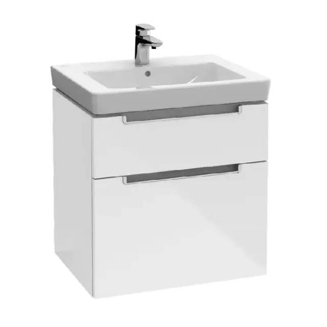 Villeroy & Boch Subway 2.0 Тумба подвесная под раковину, 63,7x59x45,4 см, цвет: белый A91000DH