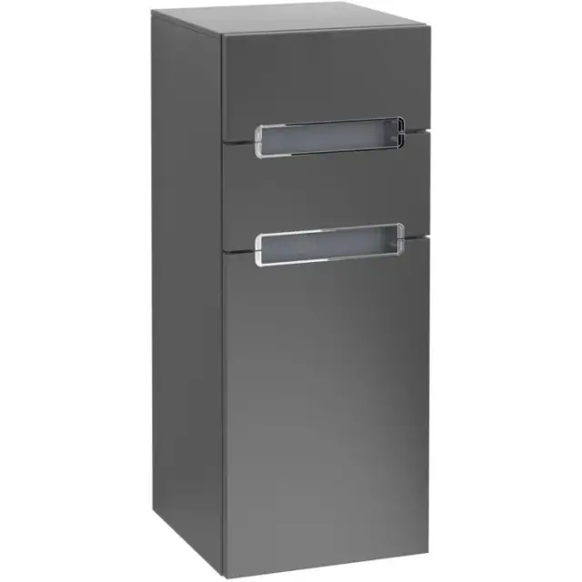 Villeroy & Boch Subway 2.0 Тумба подвесная, 35,4x85,7x37 см, цвет: черный A7130RPD