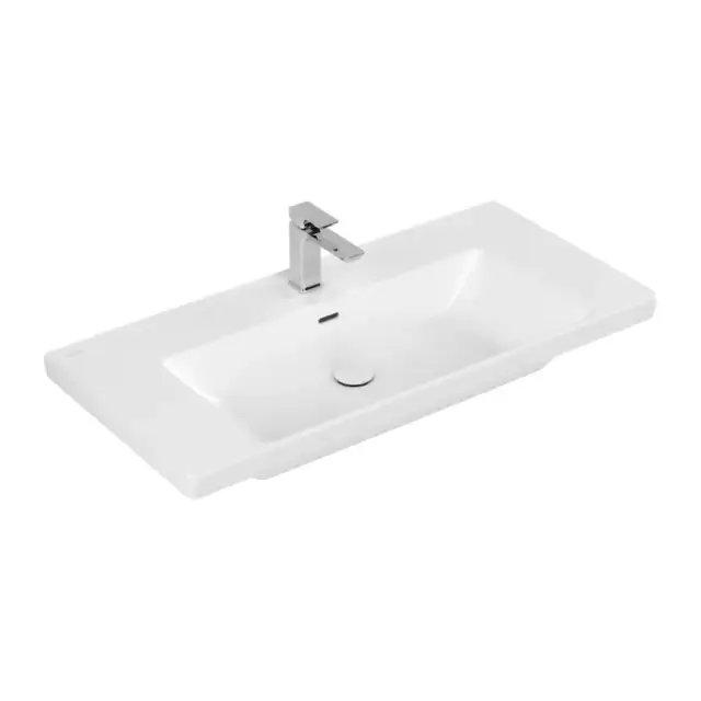 Villeroy & Boch Subway 3.0 Раковина 100х47х16,5 см, 1 отв., подвесная, цвет: белый камень 4A70A5RW